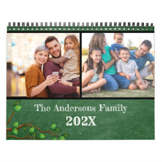 Skapa din egen månatliga Grönt för Modern Family P Kalender