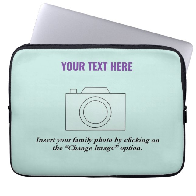 Skapa din egen måndagskorgs Pastel Laptop Fodral (Framsidan)