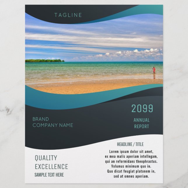 Skapa din egen Marknadsföring-utskrift för säljfrä Reklamblad (Framsidan)