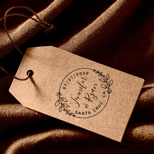 Skapa din egen matrond Bröllop spara datum Självfärgande Stämpel