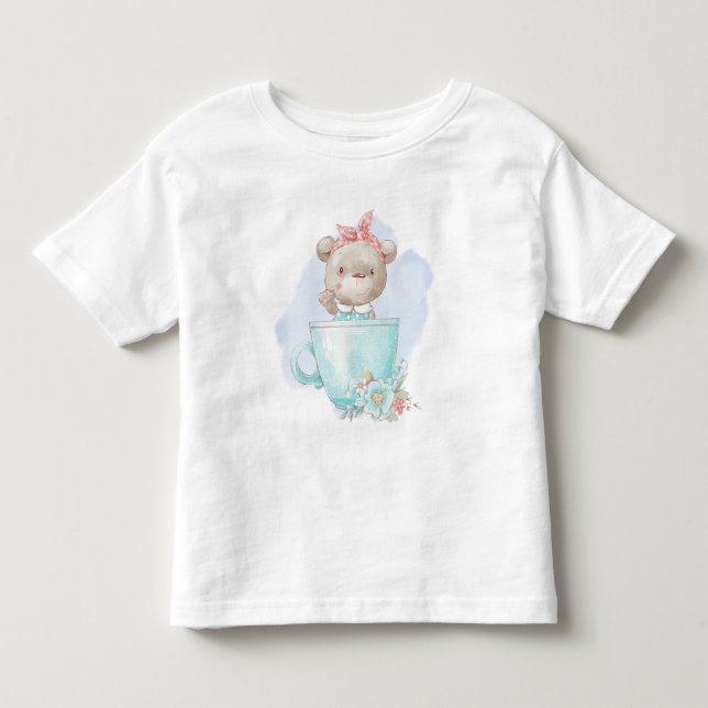 Skapa din egen matsäck i Tea Kopp T Shirt (Framsida)