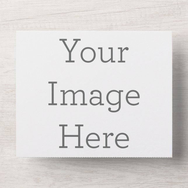 All in One Invitation, Paper: Signature Matt, Envelopes: Inga kuvert (Framsida)