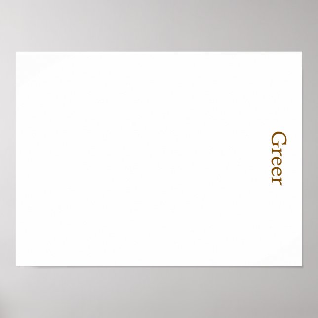 Skapa Din Egen Matta Värde Papper Poster (Framsidan)