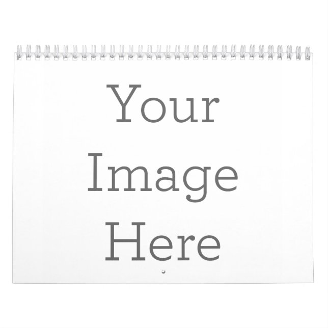 Två sidor MediumKalender, Vit (Omslag)