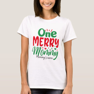 Skapa din egen Merry Mammy-jul T Shirt