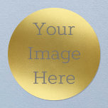 Skapa din egen metalliska antique Guld Faux-olja Runt Klistermärke<br><div class="desc">Skapa ditt eget personlig-dekal. Överför roligt bilder coola designar inspirationstext eller till och med företagets logotyp. Med den här enkla utformningen av användan verktyg är det så enkelt att få bilden att hålla sig i någons sinne. Om du klickar på Anpassa kan du helt enkelt ändra texten här - eller...</div>