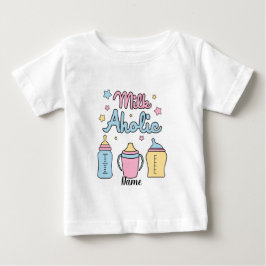 Skapa din egen Mjölk-alkoholhaltig Baby T Shirt