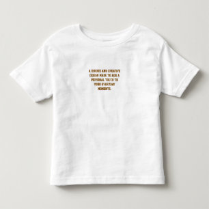Skapa din egen mjuka bomullströja för småbarn t shirt