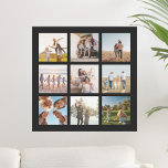 Skapa din egen moderna 9-fotofärgkvadrat poster<br><div class="desc">Skapa din egen anpassningsbar-fotokollage poster med 9 av bilderna som du föredrar.</div>