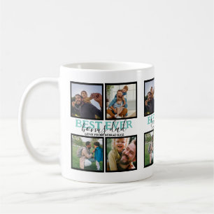 Skapa din egen moderna Bonus Pappa 4-fotosamling Kaffemugg