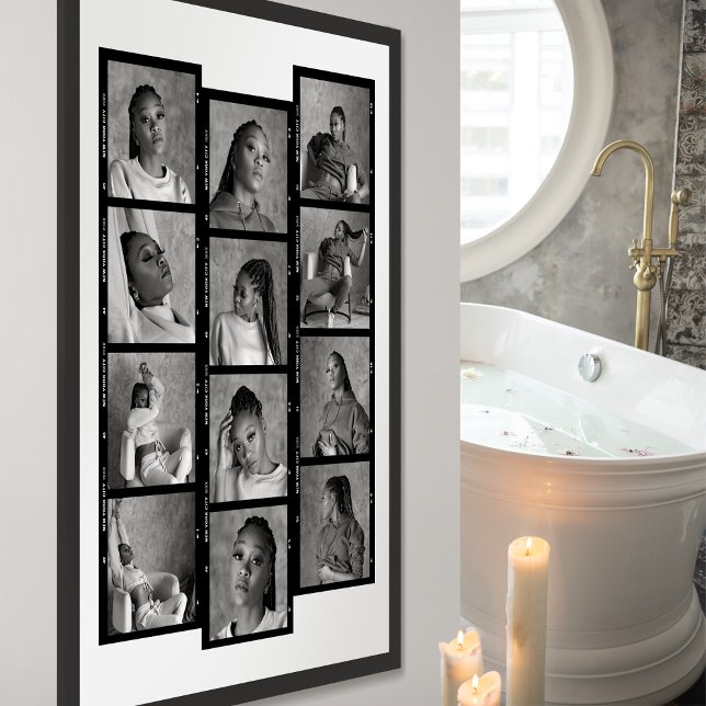 Skapa din egen moderna födelsedagscollage med 12 b poster (Skapare uppladdad)