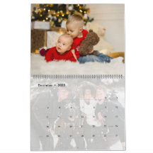 Skapa din egen moderna fotoalbumkalender för famil