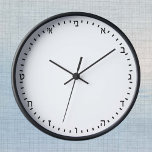 Skapa din egen moderna hebreiska klocka, Personlig Rund Klocka<br><div class="desc">Väggklocka (HEBREW-nummer): Skapa ditt eget objekt - personligens professionell med logotyp/foto för anpassningsbar och gör enkla justeringar genom att lägga till text,  färg eller mer bilder. Ett enkelt sätt att anpassa ditt företag,  skapa coola-gåvor till din familj och dina vänner för varje tillfälle.</div>