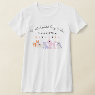 Skapa Din Egen Moderna Hundpromenerare T Shirt