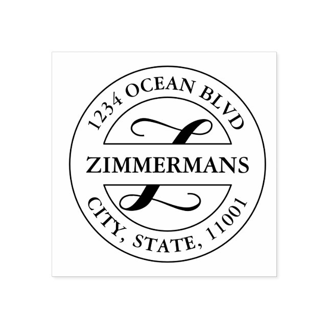 Skapa din egen moderna kalligrafi Elegant logotyp Stämpel (Tryck)