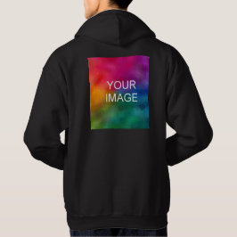 Skapa din egen moderna Manar Basic Black Hoodie