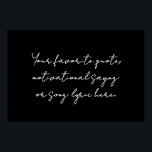 Skapa din egen moderna, minimalistiska skriptoffer poster<br><div class="desc">Skapa din egen anpassningsbar-offert poster väggkonst. Har modern minimalistisk skripttypografi.</div>