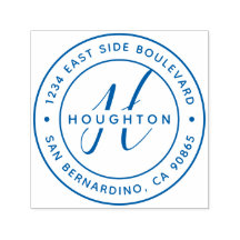 Skapa din egen moderna monogramReturadress