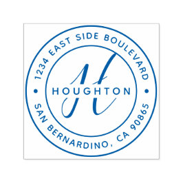 Skapa din egen moderna monogramReturadress Självfärgande Stämpel