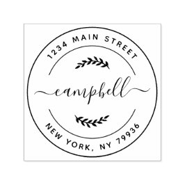 Skapa din egen moderna Namn-Returadress Självfärgande Stämpel