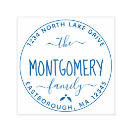 Skapa din egen moderna Namn-Returadress Självfärgande Stämpel