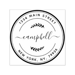 Skapa din egen moderna Namn-Returadress Självfärgande Stämpel