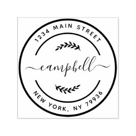 Skapa din egen moderna Namn-Returadress Självfärgande Stämpel