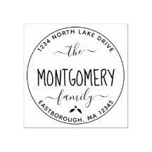 Skapa din egen moderna Namn-Returadress