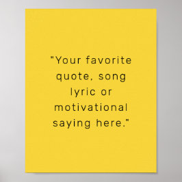 Skapa din egen moderna Personlig-offert Poster