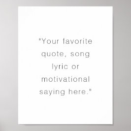 Skapa din egen moderna Personlig-offert Poster