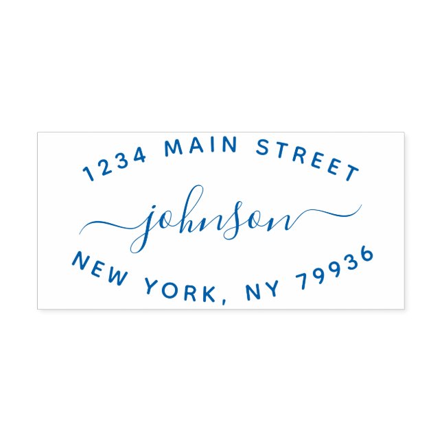 Skapa din egen moderna Returadress Självfärgande Stämpel (Design)