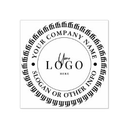 Skapa din egen moderna runda Anpassningsbar Busine Stämpel