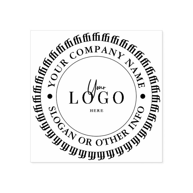 Skapa din egen moderna runda Anpassningsbar Busine Stämpel (Tryck)