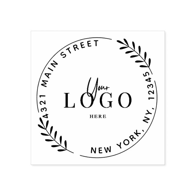 Skapa din egen moderna runda Rubber Frimärke Stämpel (Tryck)