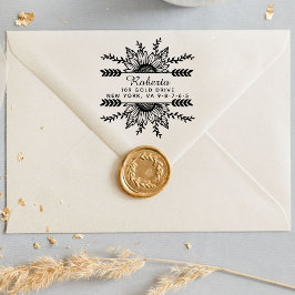 Skapa din egen moderna runda självfärgande stämpel