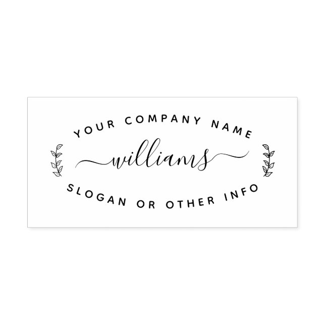 Skapa din egen moderna rundtur självfärgande stämpel (Design)