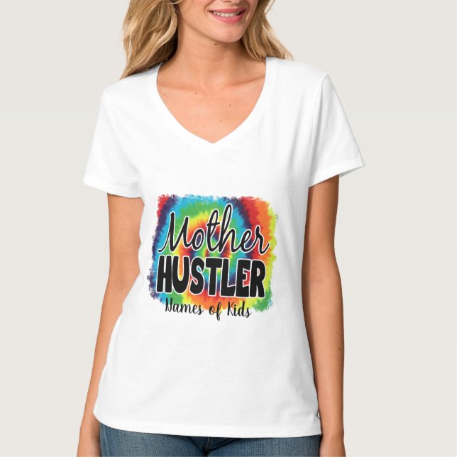 Skapa din egen Mor Hustler T Shirt (Framsida)