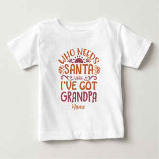 Skapa din egen morfar Santa T Shirt