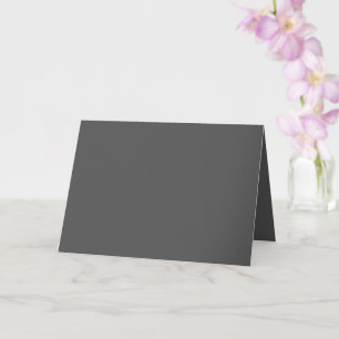 Skapa din egen mörk grått Anpassad design Kort