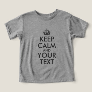 Skapa din egen Mörk Grått Behålla-Lugn T Shirt