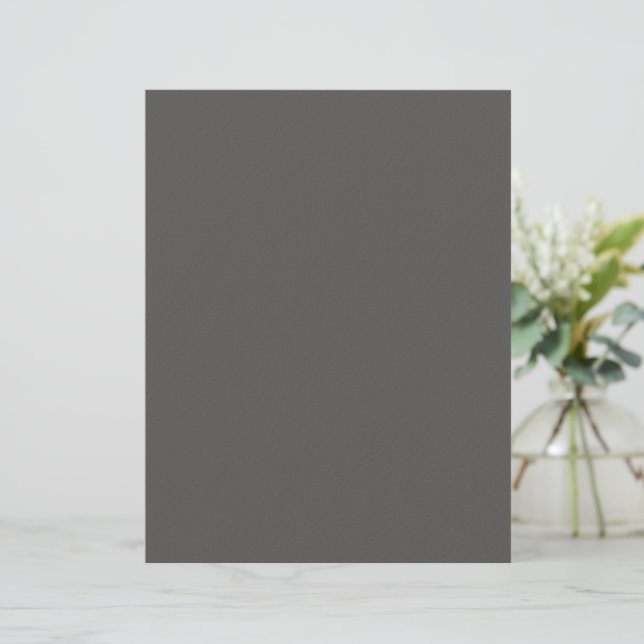 Skapa din egen mörkgrå anpassad design brevhuvud (Stående Fram)