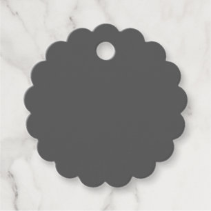 Skapa din egen mörkgrå anpassad design gåvor etiketter