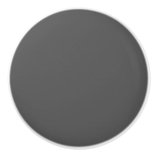 Skapa din egen mörkgrå anpassad design knopp (Framsidan)