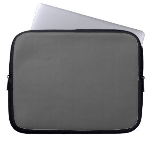 Skapa din egen mörkgrå anpassad design laptop fodral