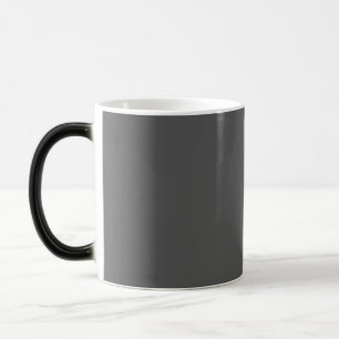 Skapa din egen mörkgrå anpassad design magisk mugg