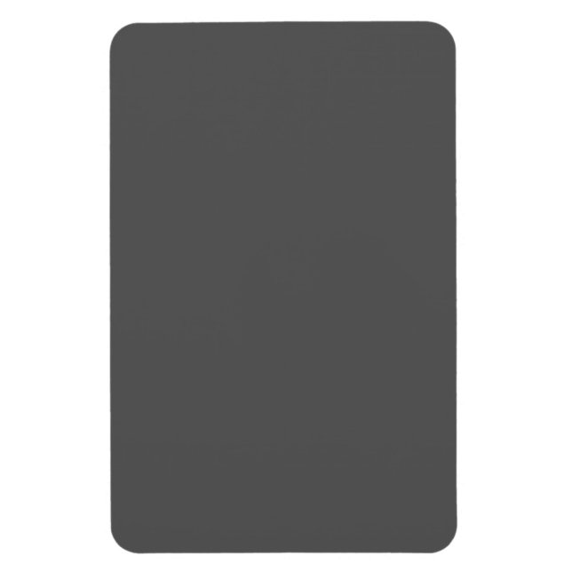 Skapa din egen mörkgrå anpassad design magnet (Vertikal)