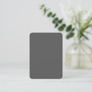 Skapa din egen mörkgrå anpassad design placeringskort