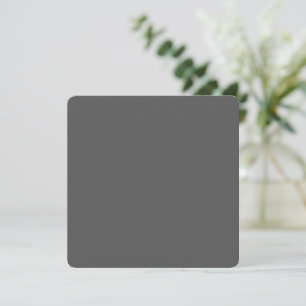 Skapa din egen mörkgrå anpassad design tack kort
