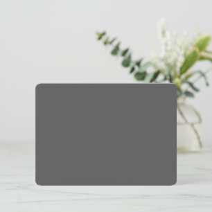 Skapa din egen mörkgrå anpassad design tack kort