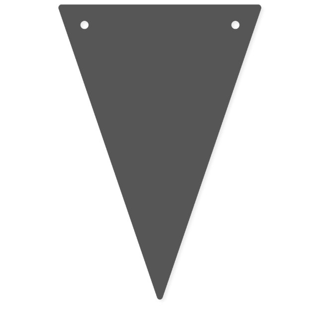Skapa din egen mörkgrå anpassad design vimplar (Första flaggan)